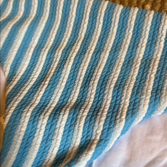 NWT Free people Rhythm Blue and White Striped ribbed bikini set - Picture 13 of 14